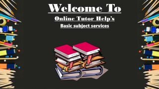 basic subject help