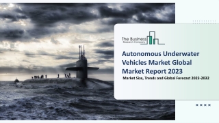 Autonomous Underwater Vehicles Global Market Report 2023 – Market Size, Trends, And Global Forecast 2023-2032