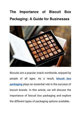 The Benefits of Using Eco-Friendly Packaging for Your Business