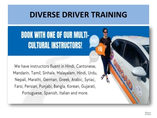 DIVERSE DRIVER TRAINING