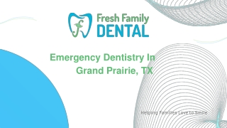 5 Signs You Need an Emergency Dentistry in Grand Prairie,TX