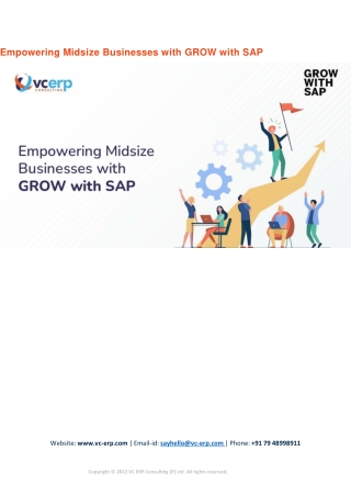 Empowering Midsize Businesses with GROW with SAP