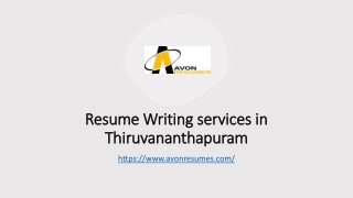 Resume Writing services in Thiruvananthapuram