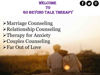 Couples Counselor at Gobeyondtalktherapy