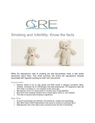 Impact of Smoking on Fertility, SIRM Dallas Fertility Center - Center for Reproductive Endocrinology