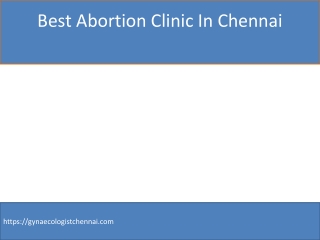 best abortion clinic in Chennai