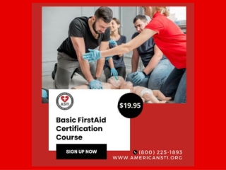 First Aid Certification of American Safety Training Institute