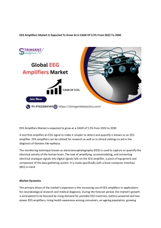 EEG Amplifiers Market