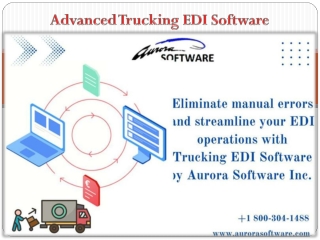 Advanced Trucking EDI Software