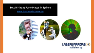 Best Birthday Party Places in Sydney - laserwarriors.com.au