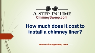 How much does it cost to install a chimney liner