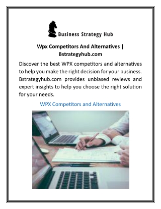 Wpx Competitors And Alternatives Bstrategyhub.com
