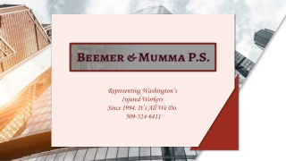 L & I Spokane Beemer & Mumma P.S. Services  L & I lawyers near me