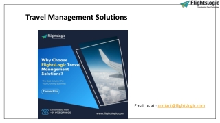 Travel Management Solutions