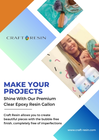 Make Your Projects Shine With Our Premium Clear Epoxy Resin Gallon