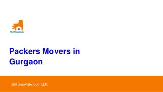 Packers Movers in Gurgaon, Movers Packers in Gurgaon