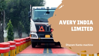 Avery India's Dharam Kanta Machine: Solution for Weighing