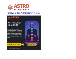Famous Indian Astrologer in Alaska