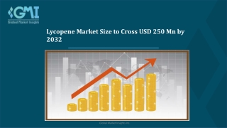 Lycopene Market Growth rate, Opportunity, Industry Analysis to 2032