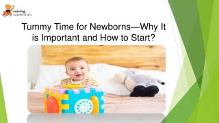 Tummy Time for Newborns—Why It is Important and How to Start?