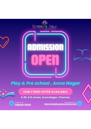 PLAY SCHOOL ANNA NAGAR