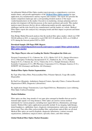 Medical Fiber Optics Market 1
