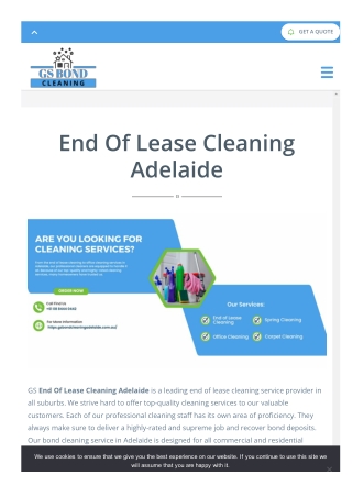 End of Lease Cleaning Adelaide