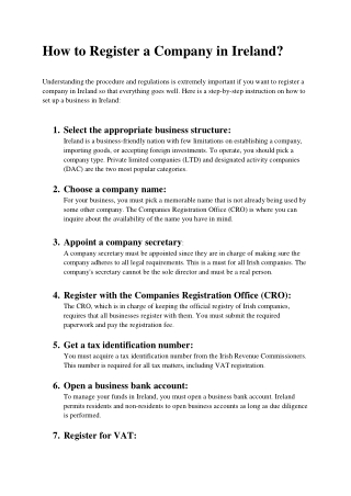 How to Register a Company in Ireland.docx