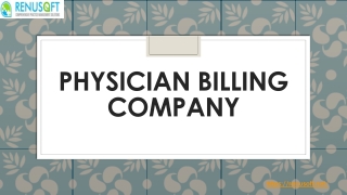 Physician Billing Company