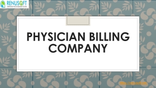 Physician Billing Company