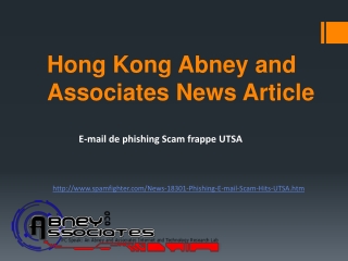 Hong Kong Abney and Associates News Article