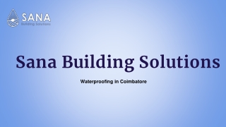 Waterproofing in Coimbatore | Waterproofing Services in Coimbatore