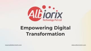 Custom Software Development Company | Albiorix Technology