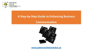 A Step-by-Step Guide to Enhancing Business Communication