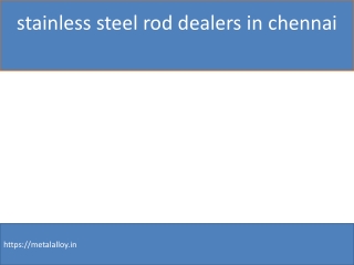 stainless steel pipe dealers in chennai