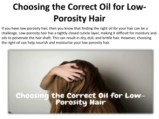 Choosing the Best Hair Oil for Dry Hair
