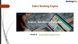 Sabre Booking Engine