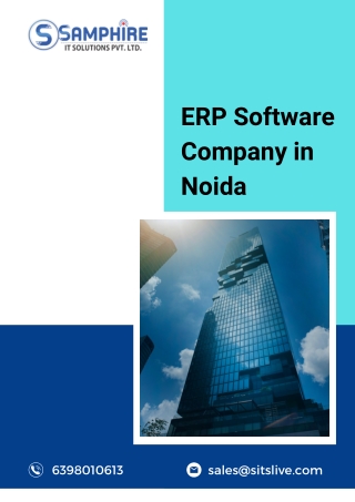 ERP Software Noida | ERP Software Company Delhi NCR, Noida | SITSLive ERP