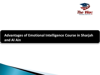 Advantages of Emotional Intelligence Course in Sharjah and Al Ain