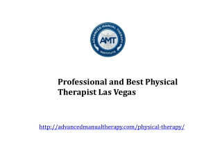 Professional and Best Physical Therapist Las Vegas