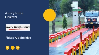 Pitless Weighbridge: Future of Weighing Technology | Avery