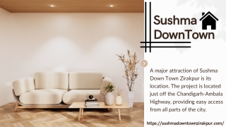 Sushma DownTown Zirakpur: Luxurious Commerical & Residential Township