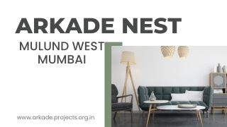 Arkade Nest Mulund West Mumbai - PDF Download