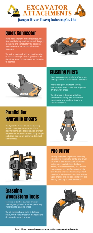 Excavator Attachments - Jiangsu River Heavy Industry Co., Ltd