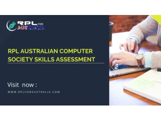 RPL Australian computer society skills assessment