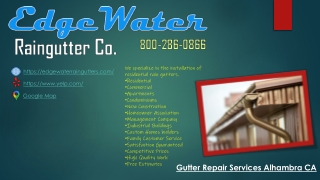 Gutter Repair Services Alhambra CA