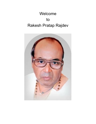 Rakesh Pratap Rajdev A Visionary Leader Pioneering Innovation