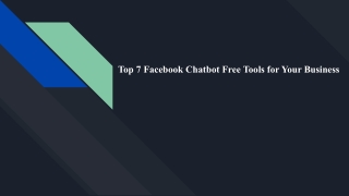 _Top 7 Facebook Chatbot Free Tools for Your Business