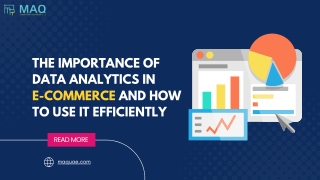 The Importance of Data Analytics in E-Commerce | E-commerce Development Services