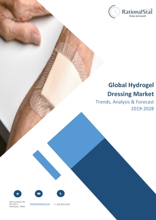 Global Hydrogel Dressing Market | RationalStat